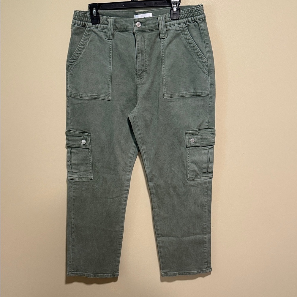 NWOT Vervet Green Cargo Jeans size 32